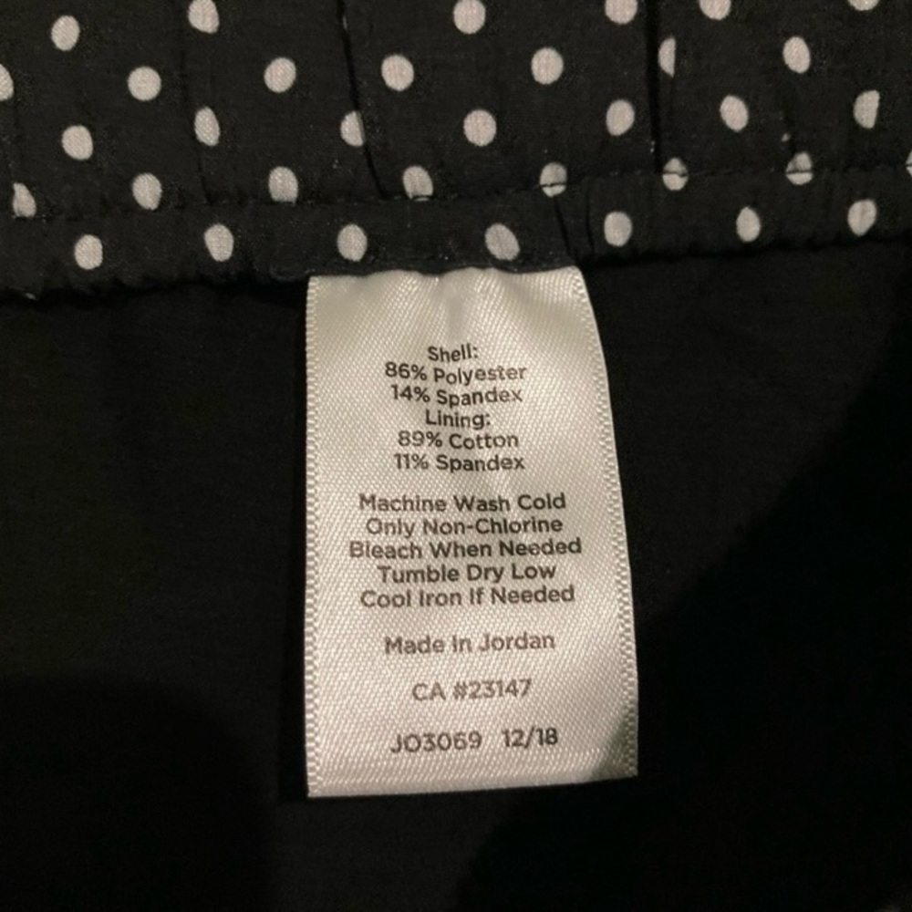 Callaway Black and White Opti-Dri Shirt and Skort Set Size XL - Picture 9 of 11